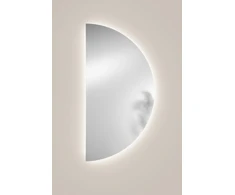 Sieninis šviestuvas 18W LED šviestuvas - veidrodis DEMI, sidabro sp., CCT, IP44