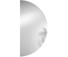 Sieninis šviestuvas 18W LED šviestuvas - veidrodis DEMI, sidabro sp., CCT, IP44