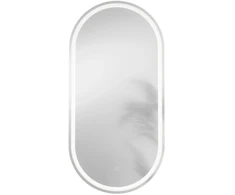 Sieninis šviestuvas 18W LED šviestuvas - veidrodis QUEEN, sidabro sp., CCT, dimeriuojamas, IP44