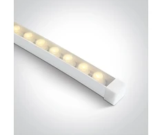 18W/m lanksti LED juosta, 24V, 3000K, IP65, 5m ritė, 7890/W