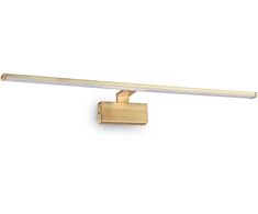 Sieninis šviestuvas Ideal Lux 20W wall lamp with 1 light ALMA, 3000K, brass