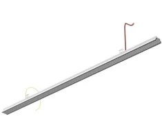 19/24/29/34W LED šviestuvas - modulis į linijinę sistemą OFFICE LINEAR, 3000/4000K, 60°, UGR19