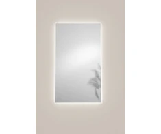 Sieninis šviestuvas 19,5W LED šviestuvas - veidrodis FRAME, sidabro sp., CCT, dimeriuojamas, IP44