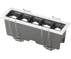 19W LED įleidžiamas šviestuvas SINKRO, baltas, CCT