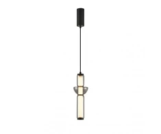 Italux 19W LED pakabinamas šviestuvas BRUNI, juodas, 3000K