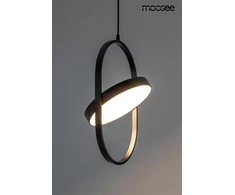 19W LED pakabinamas šviestuvas SPINNER 26, juodas, 3000K