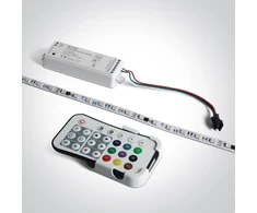 19W/m LED juosta, 3000K/RGB, skaitmeninė, valdoma TUYA, 10m ritė, 7820C/RGBW