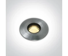 1W/2W LED įleidžiamas į žemę šviestuvas, aliuminio sp., 3000K, 69042M/AL/W
