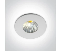 1W/3W LED įleidžiamas šviestuvas, baltas, 4000K, 10103B/W/C