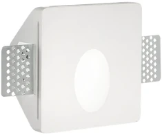 Ideal Lux 1W recessed lamp 1 light WALKY, 3000K, juodas