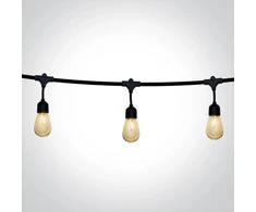 1W LED girlianda, 12xLEDs, IP67, 8,5m, su saulės baterija, 0996/B