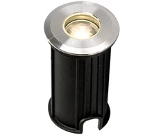 1W LED įleidžiamas į žemę šviestuvas LOTUS, sidabro sp., 3000K, 4186700