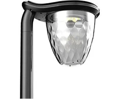 1W LED įsmeigiamas lauko šviestuvas, juodas, 3000-6000K, IP54, su saulės baterija, dimeriuojamas