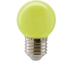 1W LED lemputė, geltona, E27