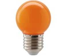 1W LED lemputė, oranžinė, E27