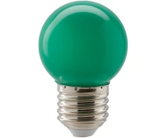 1W LED lemputė, žalia, E27