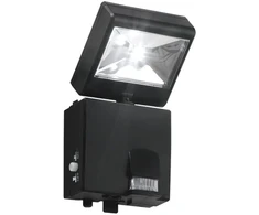 1W LED prožektorius su jutikliu COSMO, juodas, 4000K, IP44