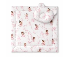 2 dalių kūdikio patalynės komplektas Blossom Fairies su Teddy pagalvėle
