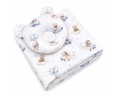2 dalių kūdikio patalynės komplektas My Sweet Baby Mėlyna Sky Bears