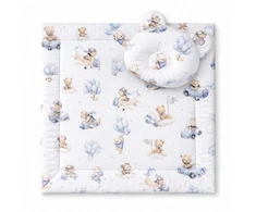 2 dalių kūdikio patalynės komplektas My Sweet Baby Mėlyna Sky Bears