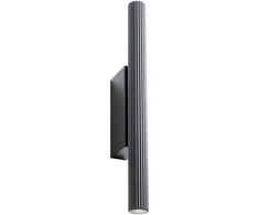 2 x 5W LED sieninis šviestuvas NIKOS, juodas, 2700K, 01-4179