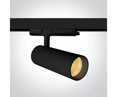 20/25/30W LED akcentinis šviestuvas į 3 fazių bėgelius, juodas, 3000/3500/4000K, 65606CT/B/V