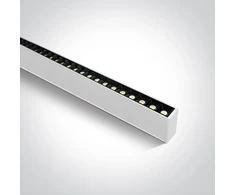 20-40W LED linijinės sistemos šviestuvas, baltas, 3000/4000/5000K, 38150B/W/V