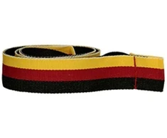20 mm kaspinas - juodas, raudonas ir geltonas