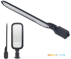 200W LED gatvės šviestuvas BRELUXO, pilkas, 4000K, IP65
