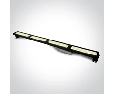 200W LED linijinis pramoninis šviestuvas, juodas, 4000K, IP65, 63200L/C