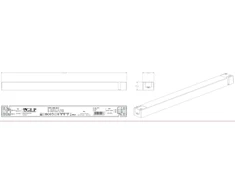 200W LED maitinimo šaltinis GTPC SLIM, 24V, IP20