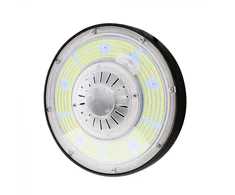 200W LED UFO sandėlio šviestuvas, juodas, 6500K, dimeriuojamas