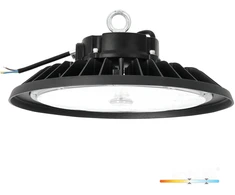 200W LED UFO šviestuvas RIO, juodas, 4000/5000K, IP66