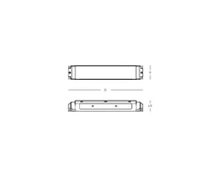 200W magnetinės sistemos ZAMBELIS MAGNETIC ULTRA SLIM maitinimo šaltinis, 48V, DALI, 23134