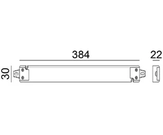 200W maitinimo šaltinis, skirtas magnetinei sistemai IN_LINE, 48V, IP20
