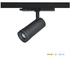 20W akcentinis šviestuvas į 3 fazių bėgelius LED NEXTRACK VISION, juodas, 3000/4000/5000K, 30-60°