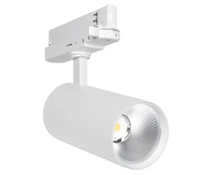 20W LED akcentinis šviestuvas į 3 fazių bėgelius TRACKLIGHT SPOT, baltas, 4000K, 24°