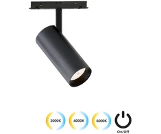 20W LED akcentinis šviestuvas į magnetines sistemas VIOKEF MAGNETIC, juodas, 3000/4000/6000K, 4244100S