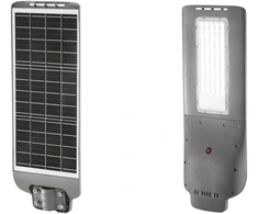 20W LED gatvės šviestuvas su saulės baterija AUREUS, antracito sp., 3000K, IP65