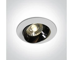 20W LED įleidžiamas pakreipiamas šviestuvas, baltas, 3000K, 11120E/W/W
