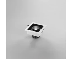 20W LED įleidžiamas šviestuvas APOLLO, juodas, 4000K