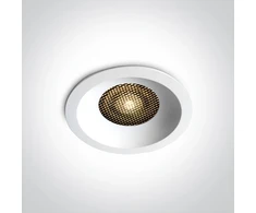 20W LED įleidžiamas šviestuvas, baltas, 3000/3500/4000K, su filtru nuo akinimo, 10120DH/W/V