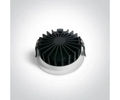 20W LED įleidžiamas šviestuvas, baltas, 3000/3500/4000K, su filtru nuo akinimo, 10120DH/W/V