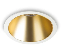 20W LED įleidžiamas šviestuvas GAME, baltos/aukso sp., 3000K, 341422