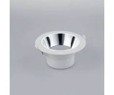 20W LED įleidžiamas šviestuvas MACK, baltos/chromo sp., 4000K