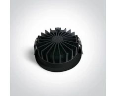 20W LED įleidžiamas šviestuvas su filtru nuo akinimo, juodas, 3000/3500/4000K, 10120DH/B/V