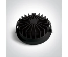 20W LED įleidžiamas vidaus/lauko šviestuvas, juodas, 3000/4000/5000K, IP54, 10120BX/B/V