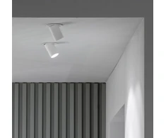 20W LED įleidžiamo montavimo šviestuvas NOVA, juodas, 4000K, 370187