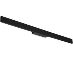 Ideal Lux 20W LED linijinis sieninis šviestuvas LINEA, juodas, 3000K, IP54, 313498