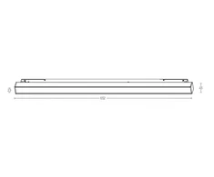 20W LED linijinis šviestuvas į magnetinę sistemą ZAMBELIS MAGNETIC, baltas, 4000K, DALI, 2089-4W